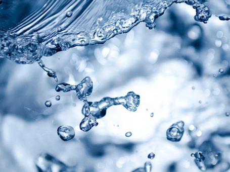 A close up of Splashing Water