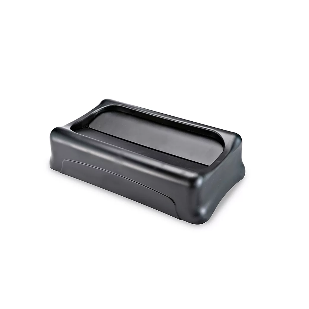 Black Slim Jim Trash Can Lid for party or event rental