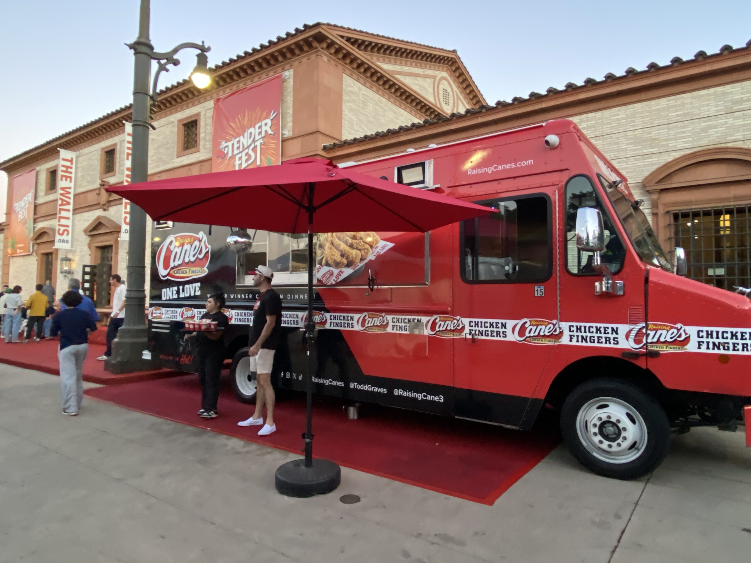 Tenderfest red food truck