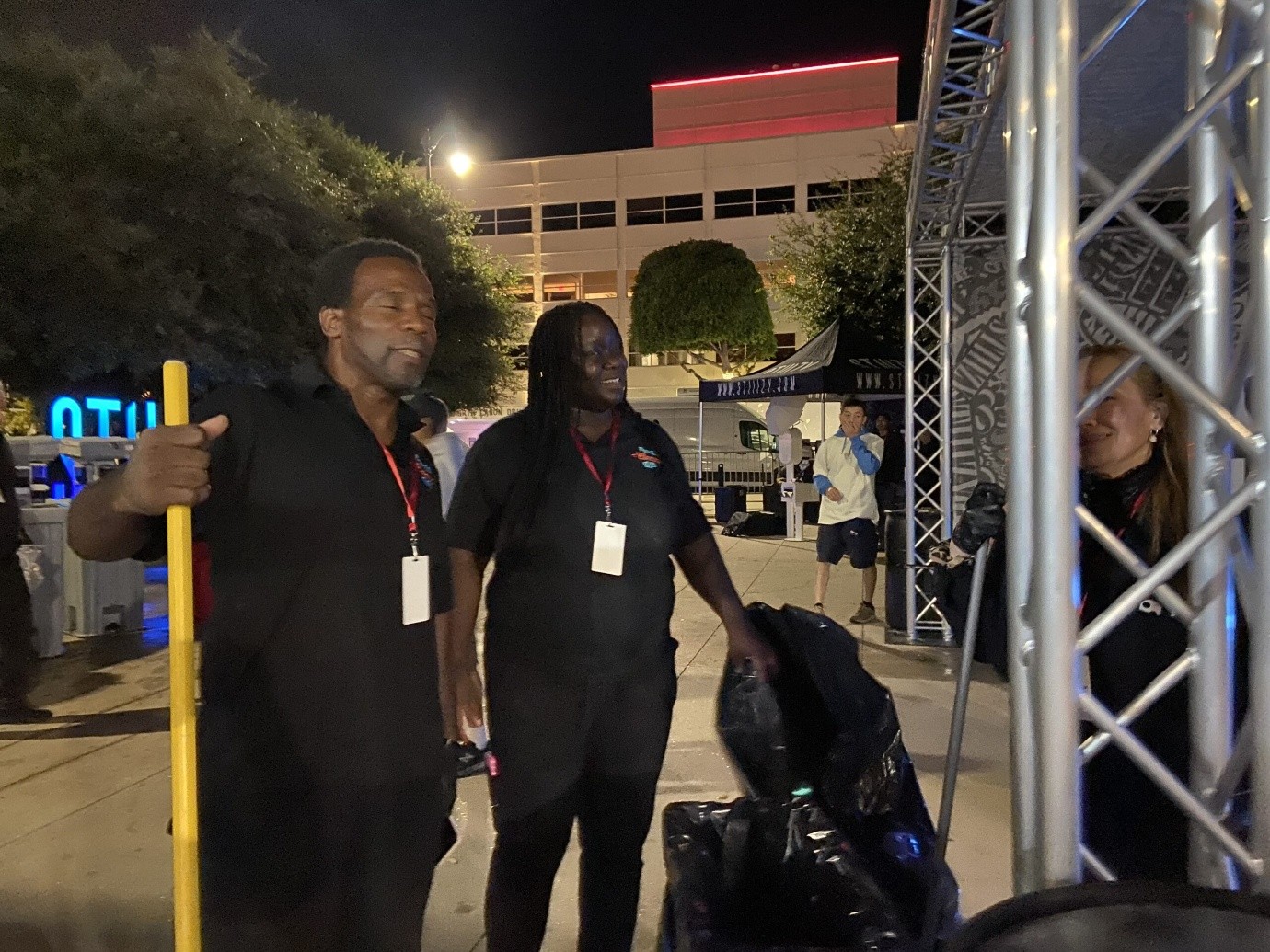 event maintenance crew
